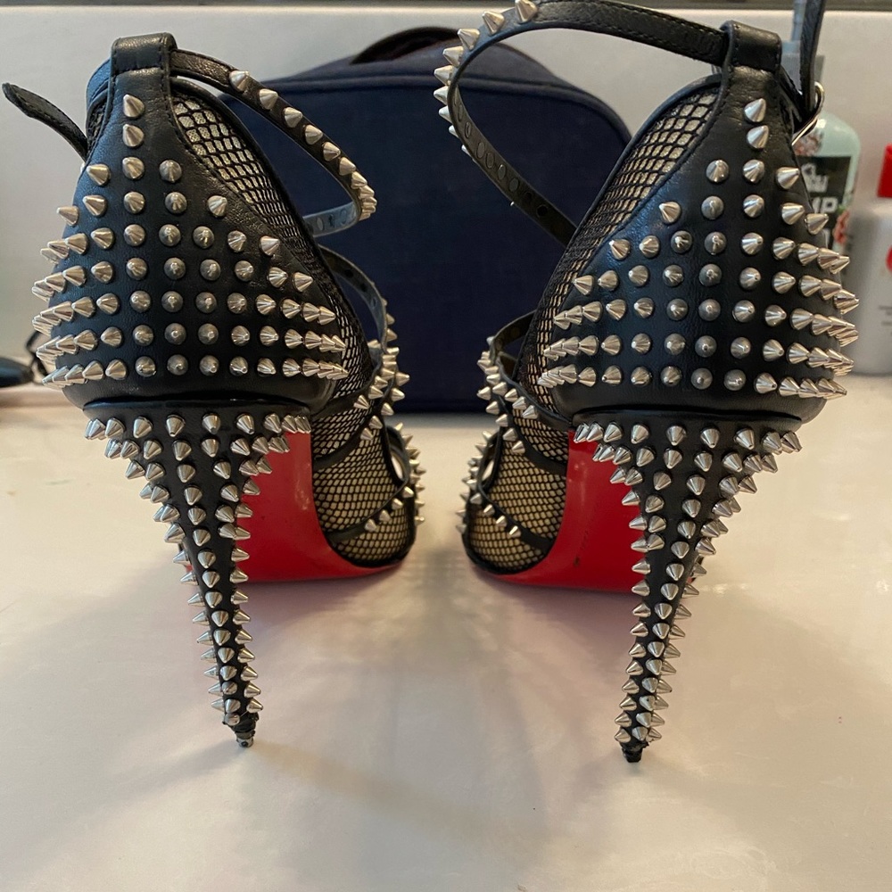 Spiked red bottoms